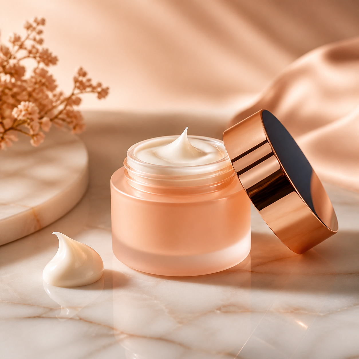 Textura de cuidado facial